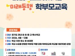 경기도교육청평생학습관,학교 중심 맞춤형 학부모교육으로 내실 다진다 기사 이미지