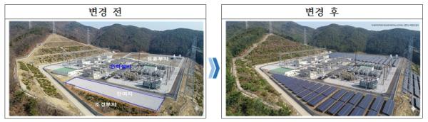 변전소의 변신... 한전, 95MW 규모 태양광 발전설비 구축