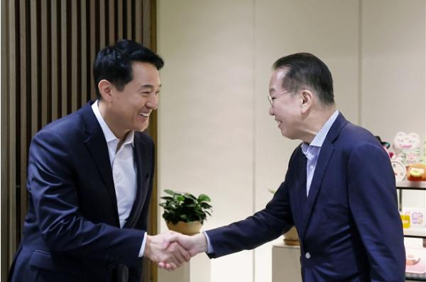 오세훈 서울시장, 18일(화) 권영세 국민의힘 의원 면담